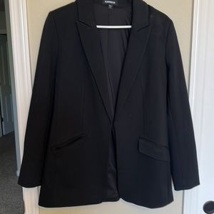 Express Open Front Lined Blazer